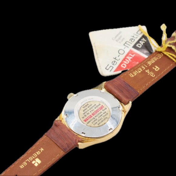 Vintage 34mm Bulova Dual Day Set-O-Matic Men\'s Automatic Wristwatch Swiss main image 6